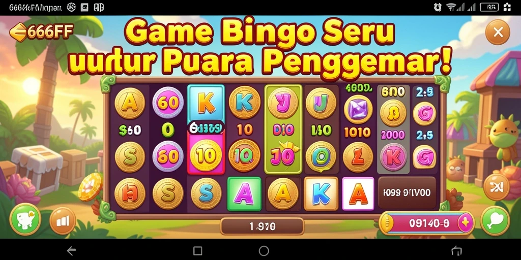Tampilan screenshot dari gameplay Bingo yang seru di 666FF.