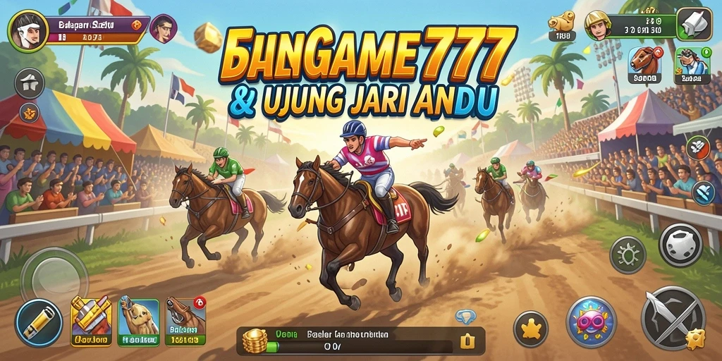 Gameplay seru dan kompetitif di FUNGAME777 dengan berbagai lintasan balap.