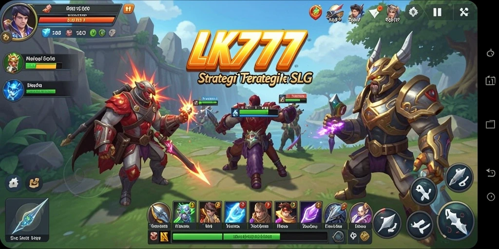 Tampilan gameplay LK777 dengan strategi mendalam dan pertempuran yang seru.