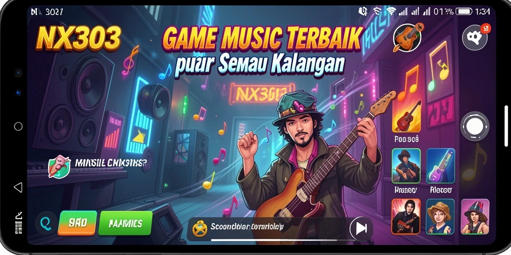 Tampilan gameplay NX303 yang seru dan interaktif.
