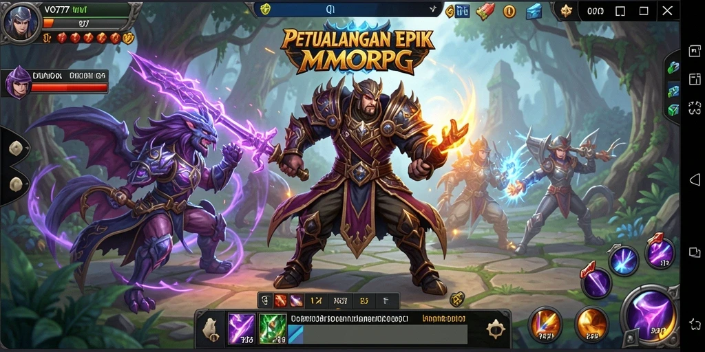 Tampilan gameplay VO777 yang seru dengan aksi pertarungan yang dinamis.