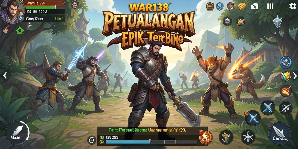 Tampilan gameplay epik dalam WAR138 dengan visual menakjubkan.